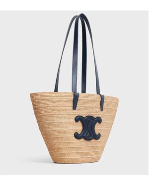 【CELINE】MEDIUM SUPPLE CLASSIC PANIER BAG Celine Medium Supple Classic Panier in White | Lyst