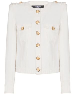 Balmain Denim Jacket - White