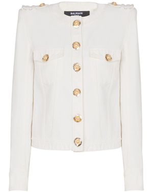Balmain Denim Jacket - White