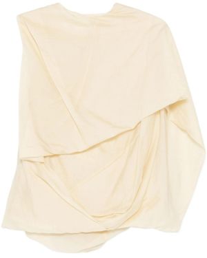 Entire studios Draped Blouse - Natural