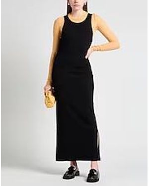Ganni Slim Fit Sleeveless Dress - Black