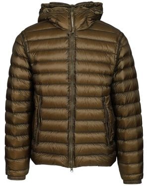C.P. Company Long-Sleeved Hooded Cotton Jacket - Green