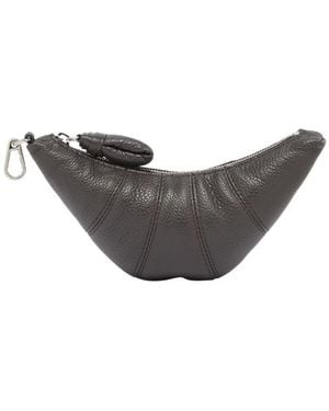 Lemaire Crossbody Croissant Walet - Gray