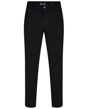 Barbour Washed Stretch Tailored Trousers - Black