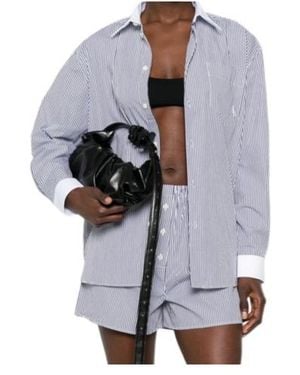 Sporty & Rich Striped Shirt - Grey