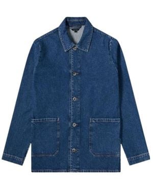 A.P.C. Long-Sleeve Denim Jacket - Blue