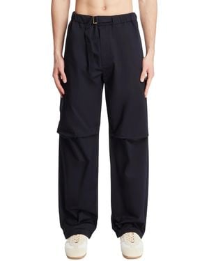 DARKPARK Jordan Belted Trousers - Blue