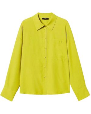 Twinset Crêpe De Chine Shirt - Yellow
