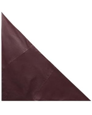 Magda Butrym Leather Head Scarf - Purple