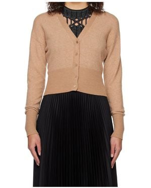 JOSEPH Button Long Sleeve Sweater - Black