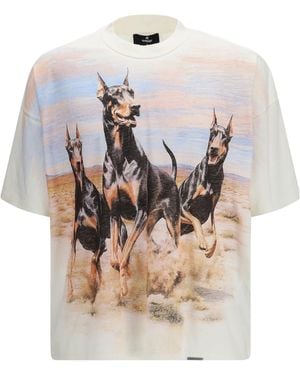 Represent Graphic Oversized T-Shirt - White