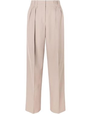 Jil Sander Gabardine Trousers - Natural