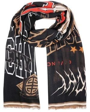Givenchy Logo Scarf - Multicolour