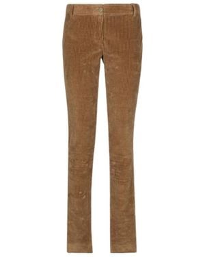 Dolce & Gabbana Flared Corduroy Trousers - Brown