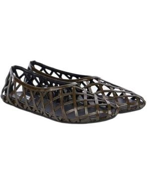 Alaïa Reclining Ballet Flats - Black