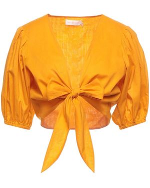 Tory Burch Solid-Color Shirt - Orange