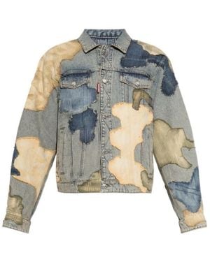 DSquared² Patchwork Denim Jacket - Blue