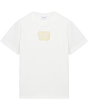 McQueen Embroidered Logo Patch T-Shirt - White