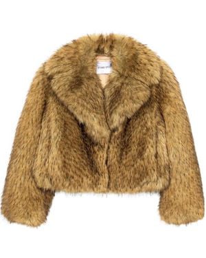 Stand Studio Samara Faux-Fur Jacket - Natural