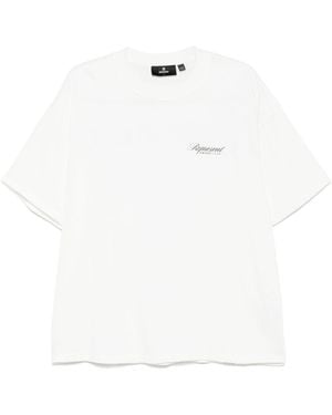 Represent Owners Club Script Logo T-Shirt - White