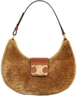 Celine Medium Ava Triomphe Bag - Brown