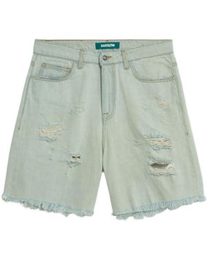 Barrow Frayed Shorts - Green