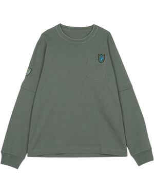 Sacai Long Sleeve T-Shirt - Green