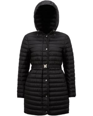 Moncler Oredonne Hooded Long Down Jacket - Black