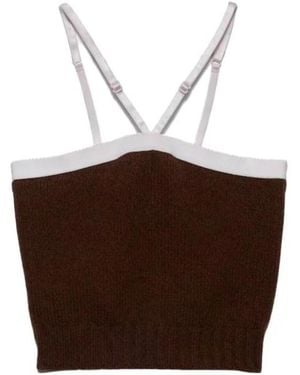 Prada Sleeveless Tops - Brown