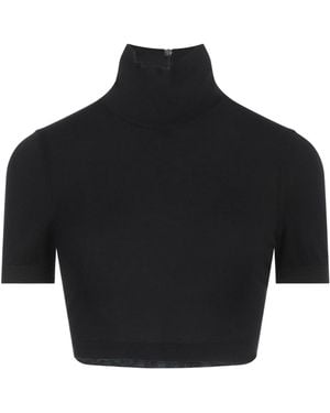 Max Mara Turtleneck Top - Black