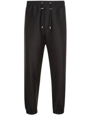 Balmain Drawstring Joggers - Black