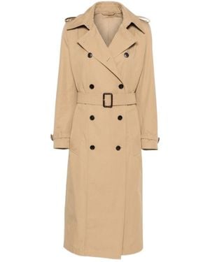 Gucci Long-Sleeved Trench Coat - Natural