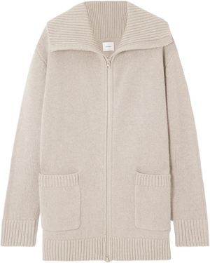 Lisa Yang Long-Sleeved Knitted Cardigan - White