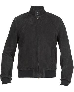 Stewart Zippered Casual Jacket - Black