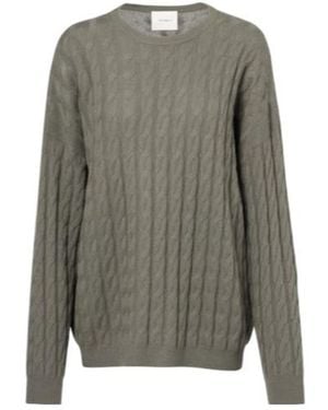 Lisa Yang Cable-Knit Cashmere Jumper - Grey