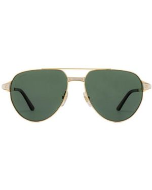 Cartier Aviator Sunglasses - Green