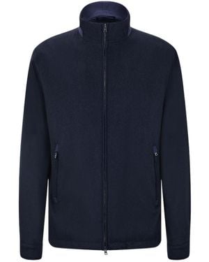 Herno Long-Sleeve Casual Jacket - Blue