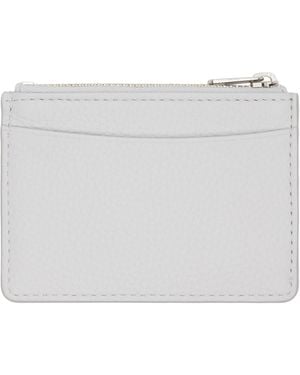 A.P.C. Paris Zipped Card Holder - White