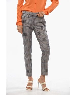 Dondup District Check Pants - Gray