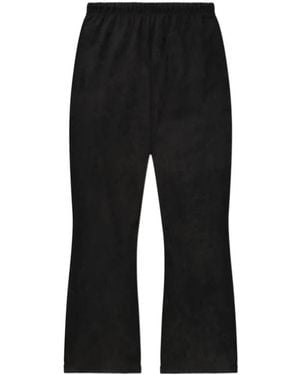 Fear Of God Suede Fleece Flare Sweatpant - Black