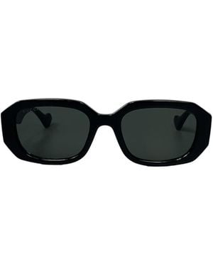 Gucci Geometric Sunglasses - Black