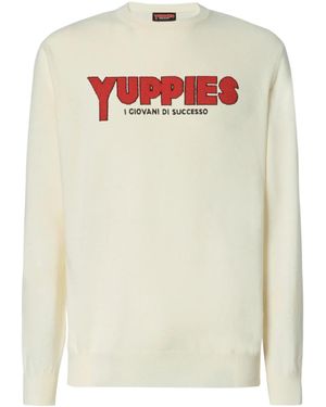 MC2 Saint Barth Heron Crewneck Jumper - White
