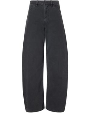 Nili Lotan Casual Trousers With Belt Loops - Blue
