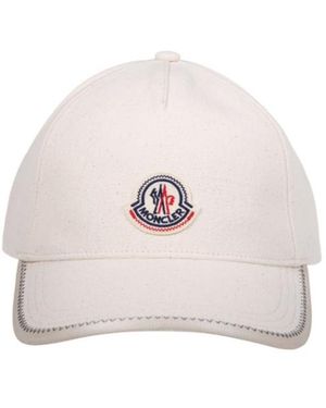 Moncler Logo-Patch Baseball Cap - Pink