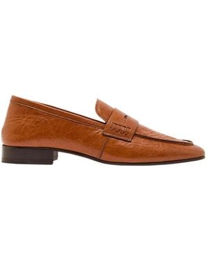 Dries Van Noten Leather Loafers - Brown