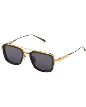 Akoni Solis Square-Frame Sunglasses - White