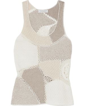 Gabriela Hearst Sleeveless Knitted Vest - White