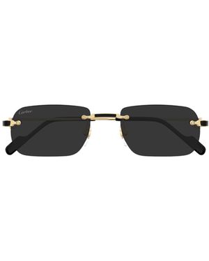 Cartier Rimless Sunglasses - White