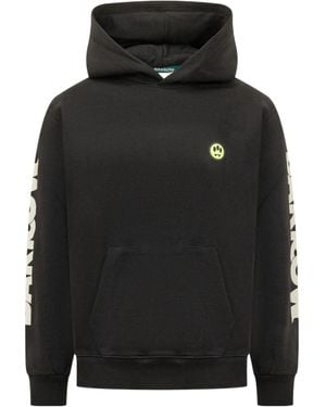 Barrow Logo Print Hoodie - Black