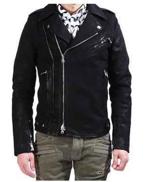 Balmain Long-Sleeved Zip-Up Jacket - Black